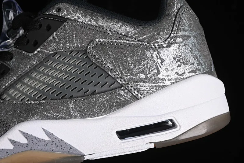 All categories Air Jordan Jordan series basketball shoes Air Jordan 5 Air Jordan 5 Low Premium "ASG" AJ5 Joe 5 gray and silver color low-top basketball shoes 819951-003